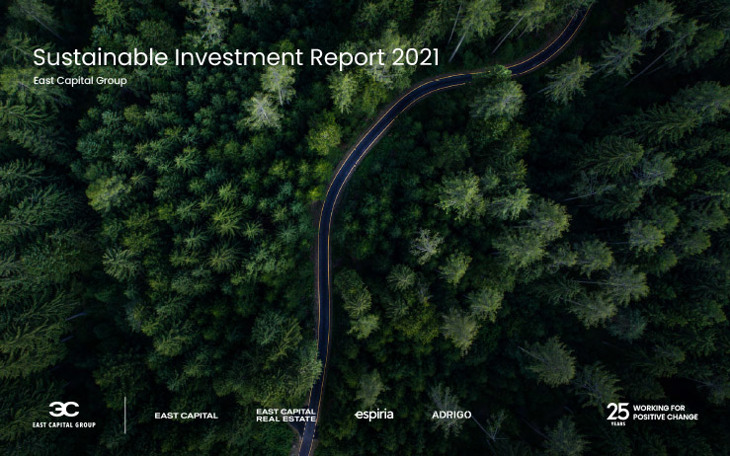 Sustainable Investment Report 2021 East Capital Group 740X462